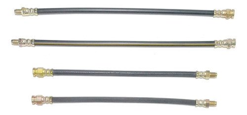 Kit 4 Mangueras Freno Delante / Traser Renault 18 R18 - Yy20 0