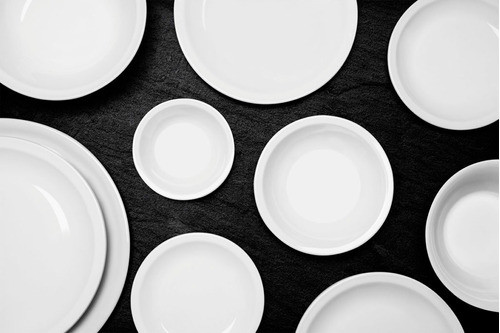 Set X6 Plato Hondo 21cm Tsuji Porcelana Linea 450 Primera 1