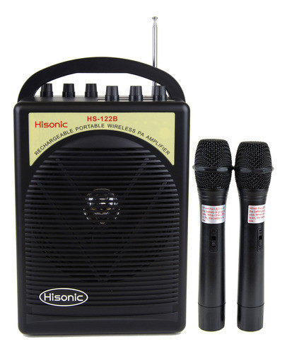 Microfono Inalambrico Hisonico Recargable Y Sistema Pa (dire 0