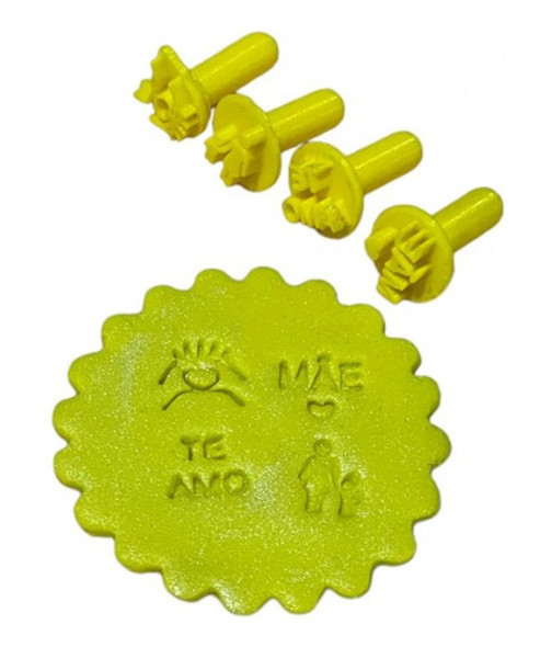 Kit Carimbos Marcadores Dia Das Mães Docinho 4 Un 0