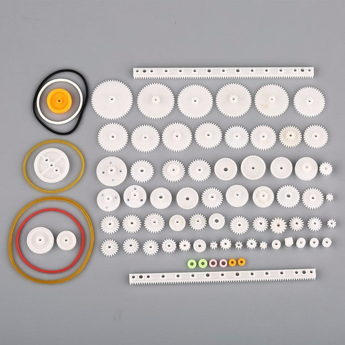 Lote De 75 Piezas De Egranajes Plásticos Diy Robots Autos Rc 0