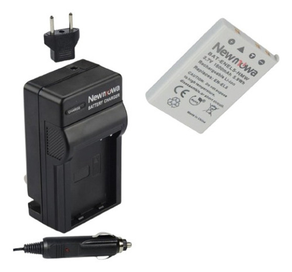 Cargador + Batería En-el5 Nmw P/ Nikon Coolpix P100 P500 P90 0