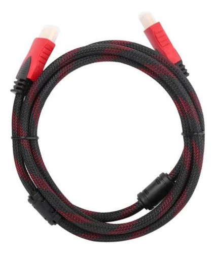 Cable Hdmi A Hdmi 3 Metros Nylon Braiding 4k 3d Audio Video 1