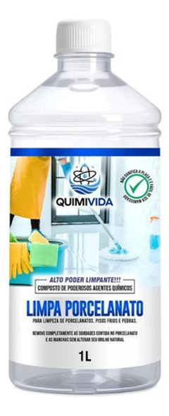 Limpa Porcelanato Quimivida 1 Litros 0 Limpa Porcelanato Quimivida 1 Litros 0