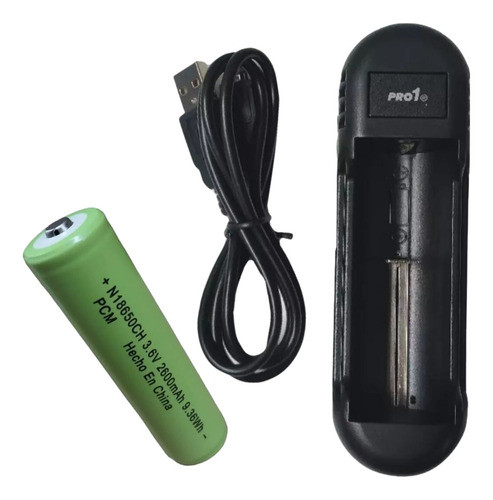 Combo Cargador Probattery Pro1 + Pila Bateria 3.6v Teton Pcm 0