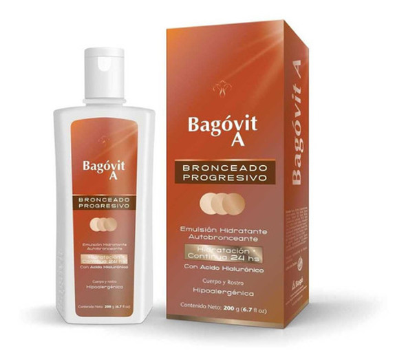 Pack X 3 Unid Autobronceante  Emulsión Hidratante Bagovit 0