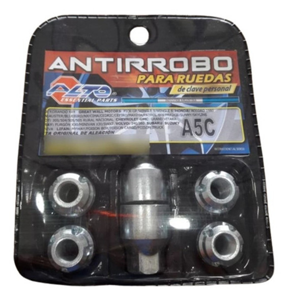 Bulon Tuerca Antirrobo Renault 12 Llanta De Aleación 0 Bulon Tuerca Antirrobo Renault 12 Llanta De Aleación 0