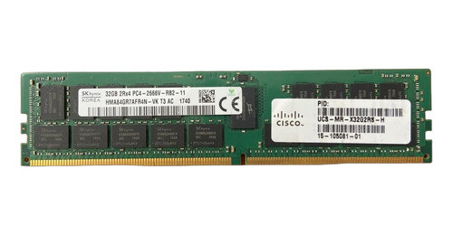 Memória Cisco 32gb Ddr4-2666 Rdimm Ucs-mr-x32g2rs-h @ 0