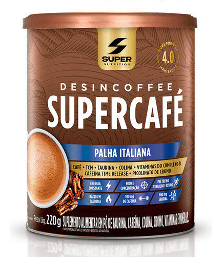 Supercafé Palha Italiana Super Nutrition 220g 0