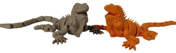 Iguana Impresa En 3d Articulada Mundoo_3d 0
