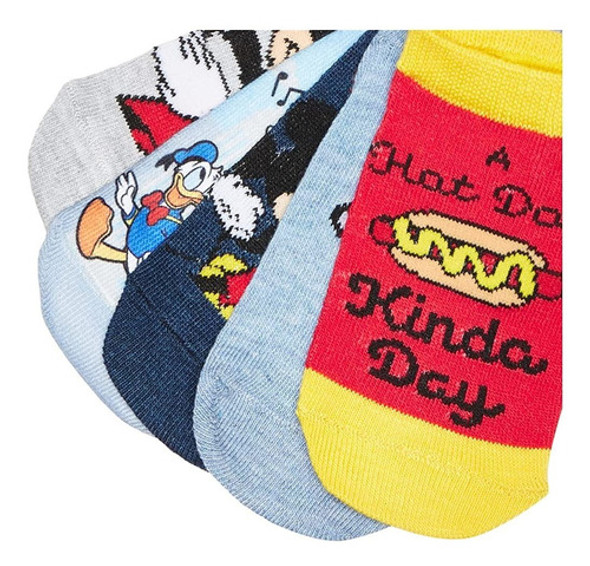 ~? Disney Boys Mickey Mouse 5 Pack Shorty Casual Sock, Assor 1