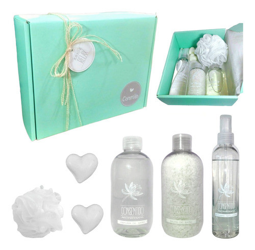 Set Caja Regalo Gift Box Kit Zen Jazmín Spa Aroma N38 Relax 0