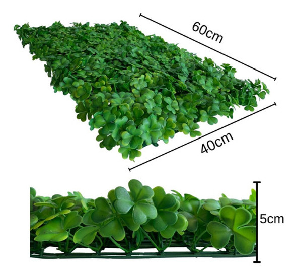 2 Quadros Premium Placa De Grama Artificial 60 Cm Volumosa 1