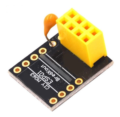 5 X Adaptador Protoboard Para Módulo Wifi Esp8266 Esp-01 1
