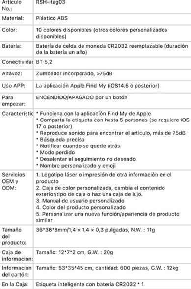 Smart Tag Compatible Airtag iPhone Localiza Encuentra Gps 1