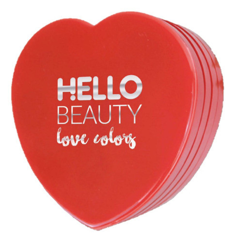 Kit De Maquiagem Teen Coração Hb298 Hello Beauty J 1