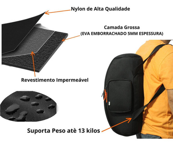 Case Estojo Bolsa Para Boombox 3 Com Bolso Alça Lançamento 1