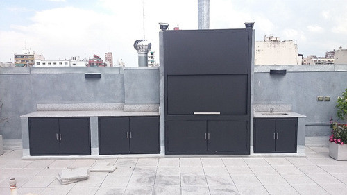 Frentes De Parrilla,puerta Guillotina Sistema Contrapeso 1