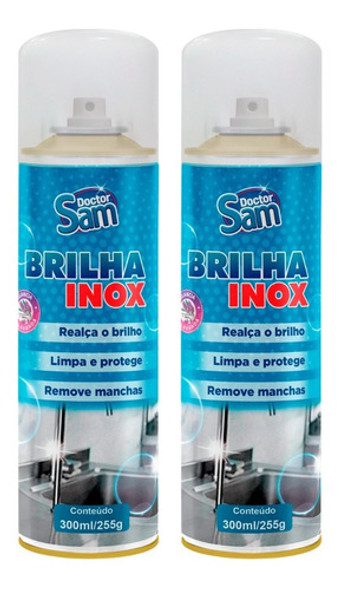 Kit C/ 2 Brilha Inox 300ml/255g 0
