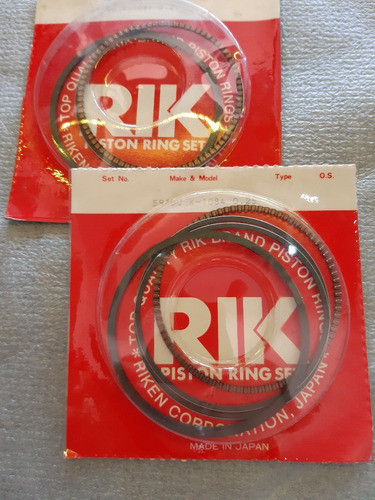 Aros Piston Kawasaki Vulcan 500 Rik Japon Kit X 2 En 0.50 1
