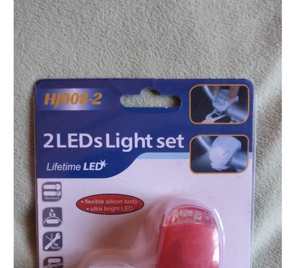 Kit De Luces Siliconadas Led Blanca Y Roja 0