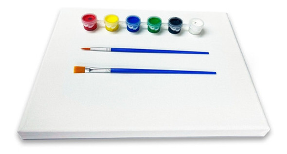 Set Infantil Arte Sapiens Bastidor Acrilicos Y Pincel 21 0 Set Infantil Arte Sapiens Bastidor Acrilicos Y Pincel 21 0