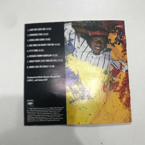 Cd Reggae- Jimmy Cliff ( Hanging Fire, Importado ) 1