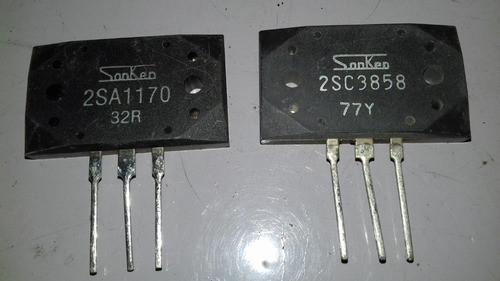 3 Pares Transistor 2sa1494 = 2sa1170 + 2sc3858 1