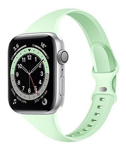 Malla Para Apple Watch 38/40/41mm Se -7a1- Slim Pistacho 0