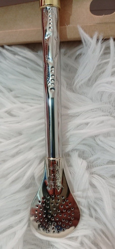 Bombilla De Alpaca Pico Loro De Bronce 1