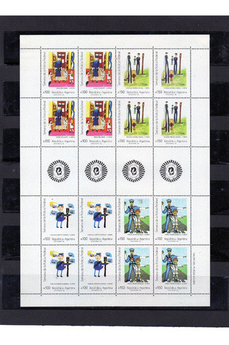 Argentina 1989, Mt N° 1557/60 Serie Con Entrecintas. Mira!!! 0