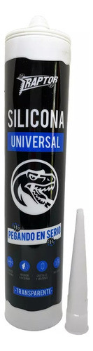 Pistola Para Adhesivos Metálica + Cartucho De Silicona 280ml 1