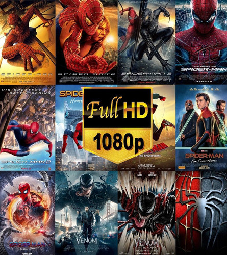 Spiderman Coleccion Serie De Peliculas Hombre Araña Y Venom 0