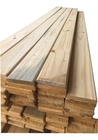 Tabla De Deck De Pino 1x6x3.30 Sin Tratar. 1 Tabla De Deck De Pino 1x6x3.30 Sin Tratar. 1