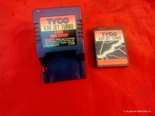 Cargador Juguete Tyco 6.0v Jet Turbo 1