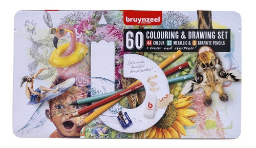 Lapices Colores Bruynzeel X 60 Caja Metálica 1