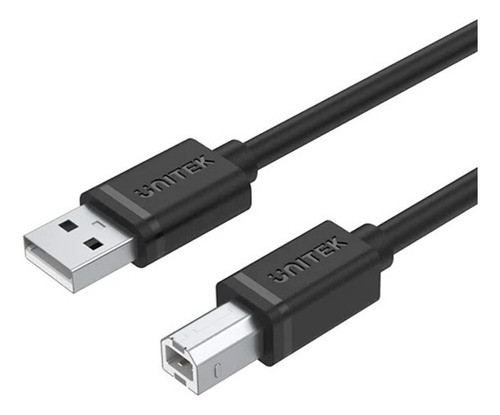 Cable Usb A Usb B 2m Unitek Yc4001gbk Nnet 0