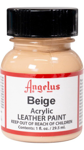 Pintura Acrilica Para Cuero Angelus Beige 29.5ml 0