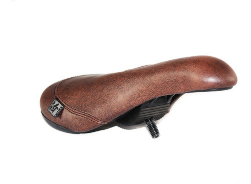Asiento De Bicicleta Bmx Kench Pivotal Sd-06 Cuero Marrón 1