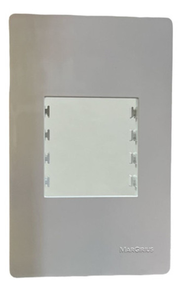 Placa Margirius Infiniti 2x4 02 Funções - Branca C/ Suporte 0