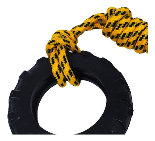 Kit Com 2 Brinquedos Pneu Para Pet Puxador Arvore Fechado 1