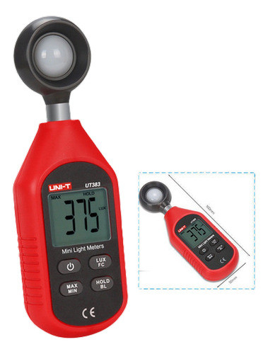 Ut383 Luxómetro Digital Medidor De Luz Lux / Fc Metros Lumin 0