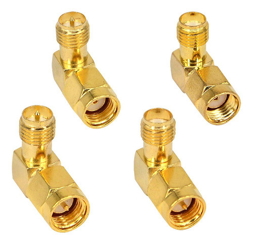 Boobrie Kit De Conector Sma De Ngulo Recto De 90 Grados, Con 0