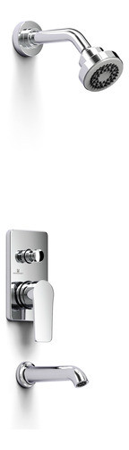 Griferia Combo Ducha C/transf+lavatorio Pared Hidromet Small 1