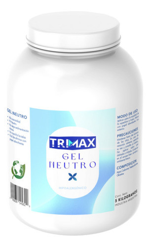 Gel Neutro Base Aparatologia Depilacion Ultrasonido 5kg 0