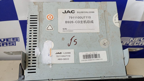 Rádio Mp3/cd/usb Jac J5 2010/2017 7911100u7110 1