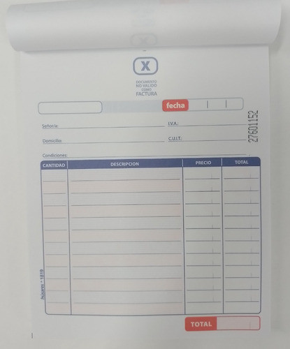 Talonario Chico Husares Multiuso Duplicado X 50 Juegos 1