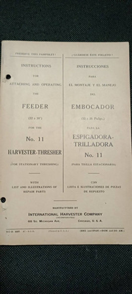 Catalogo Antiguo Montaje Embocador Trilladora International 0