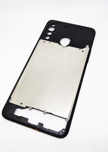 Carcaça Aro Lateral C/botões Compatível Com A20s A207 Preto 1