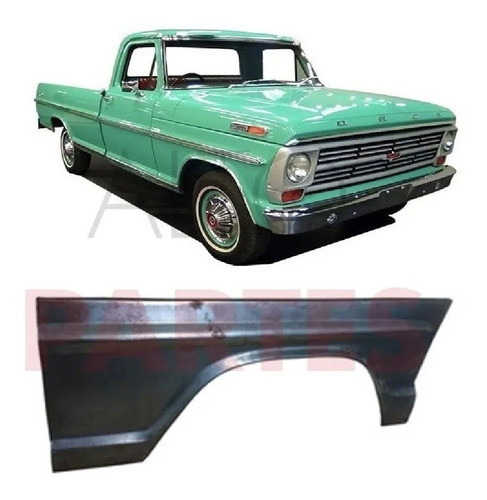 Guardabarro Ford F 100 67 68 69 70 71 72 73 Derecho 1